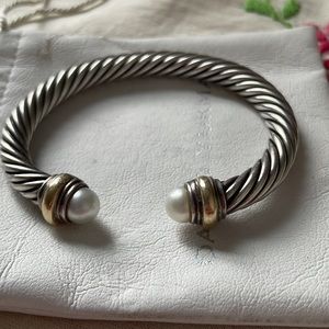 David Yurman Classic Cable Bracelet 7mm pearl